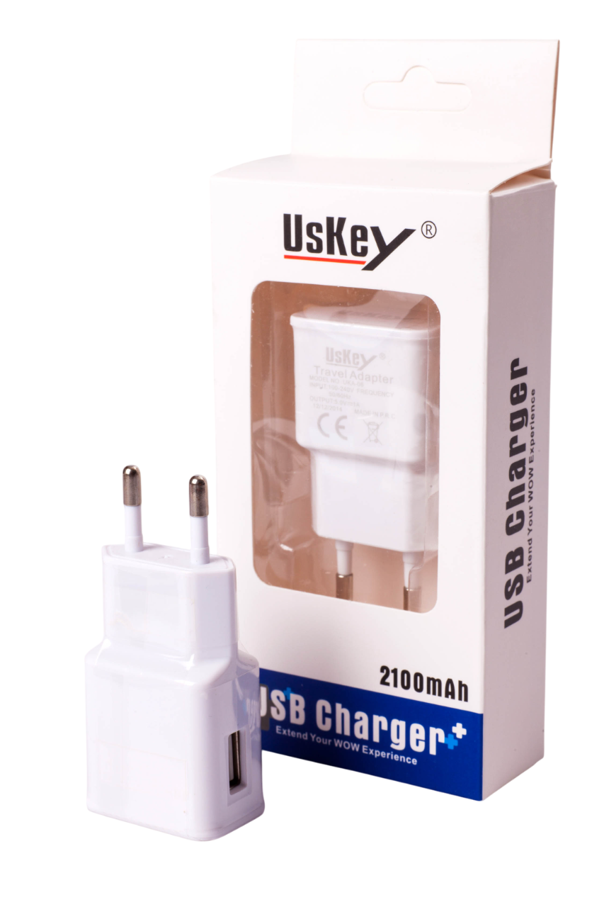 UKA-06 USKEY 5V 2100MA ŞARJ ADAPTÖRÜ